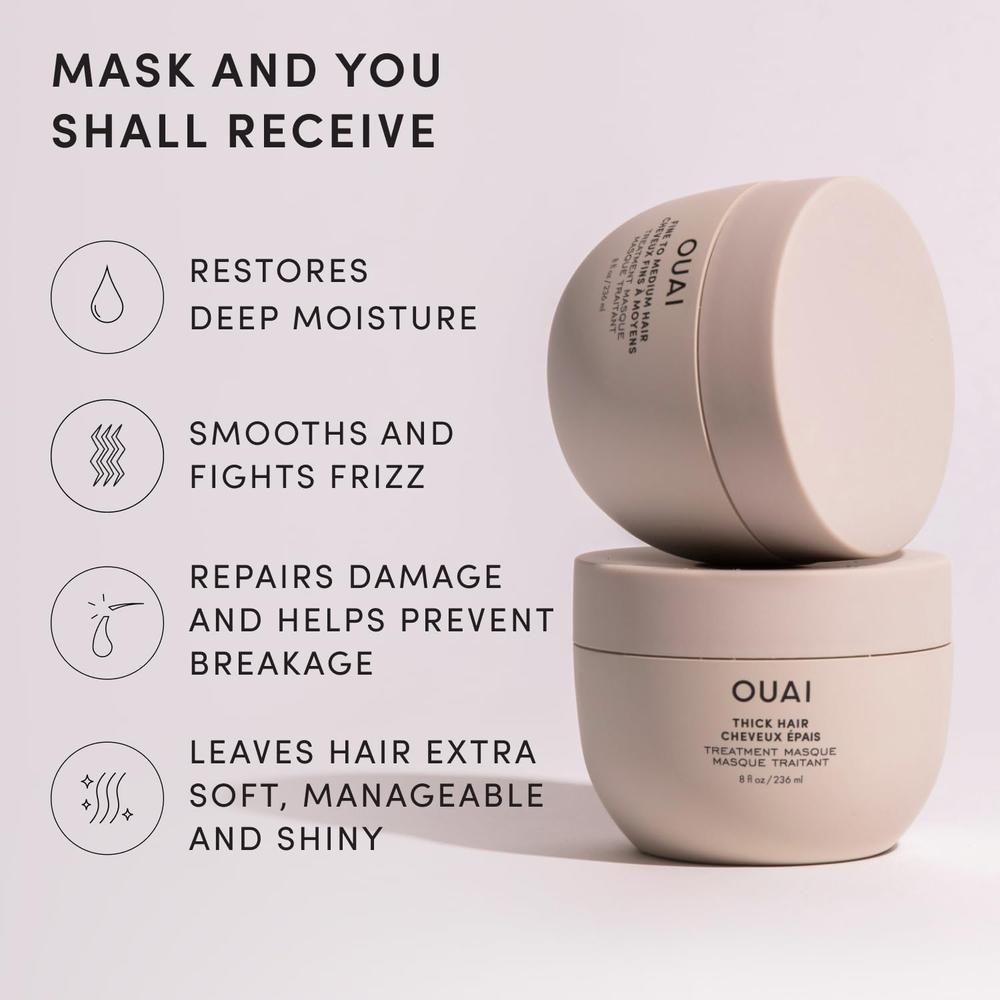 MASCARILLA CAPILAR OUAI THICK HAIR 8 OZ / 250 ML - 2