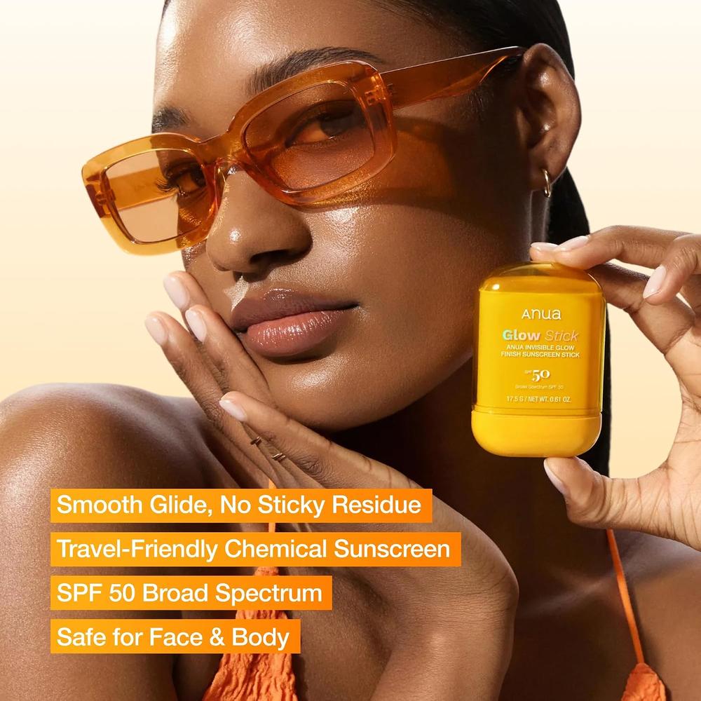 PROTECTOR SOLAR FACIAL ANUA INVISIBLE GLOW SUN STICK 17.5 GR - 5