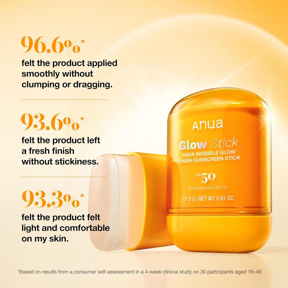 PROTECTOR SOLAR FACIAL ANUA INVISIBLE GLOW SUN STICK 17.5 GR - 6