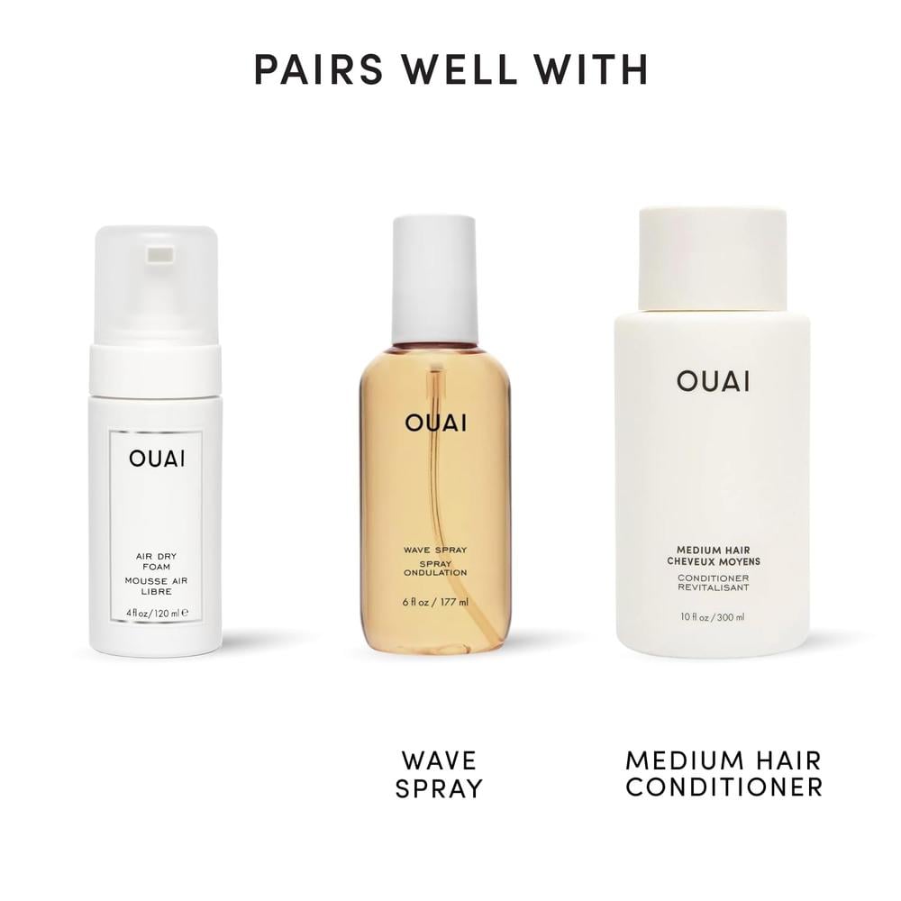 ESPUMA CAPILAR OUAI AIR DRY 4 OZ PARA RIZOS Y ONDAS 4 OZ / 120 ML - 5