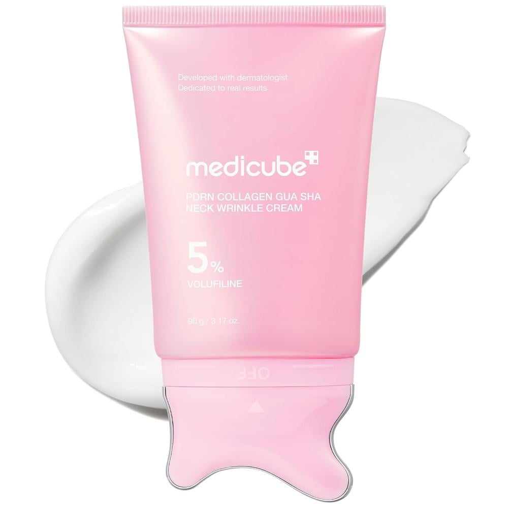CREMA FACIAL MEDICUBE PDRN COLLAGEN GUA SHA PARA CUELLO 3.17 OZ / 90 GR - 1