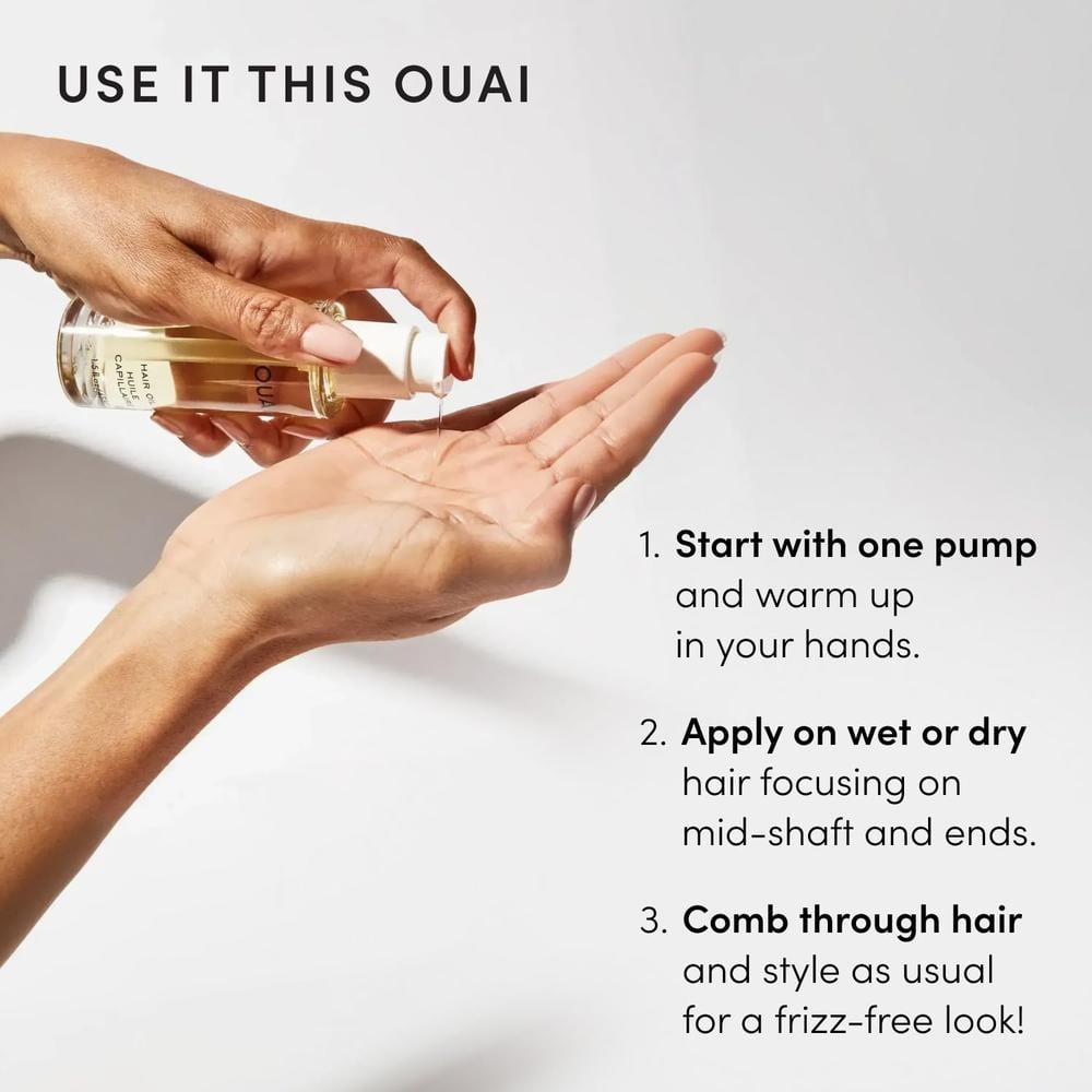 ACEITE CAPILAR OUAI PROTECTOR TÉRMICO Y CONTROL DE FRIZZ 1.5 OZ / 45 ML - 4