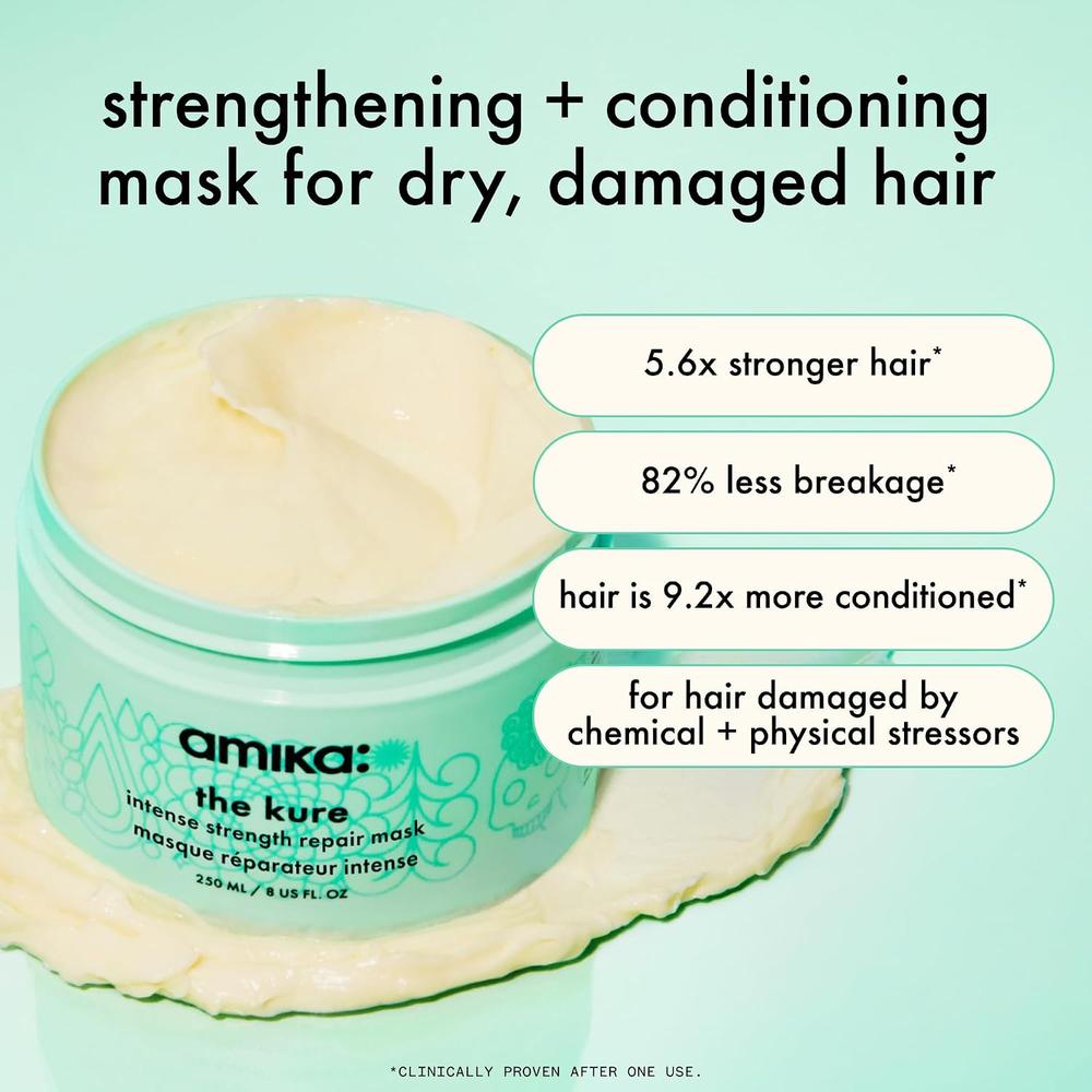 MASCARILLA CAPILAR AMIKA THE KURE REPARADORA 8 OZ / 250 ML - 2