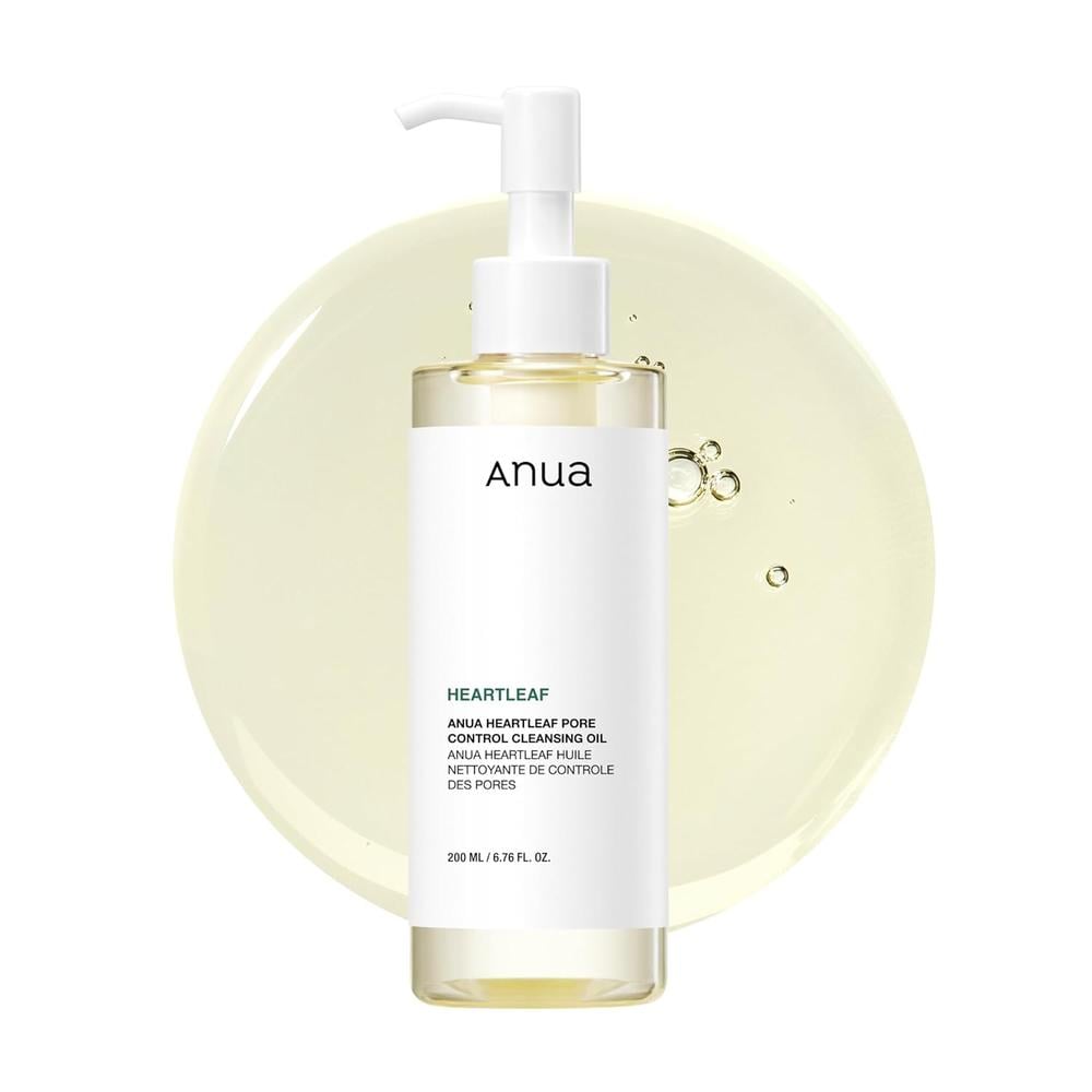 ACEITE LIMPIADOR FACIAL ANUA HEARTLEAF PORE CONTROL 6.8 OZ / 200 ML - 1