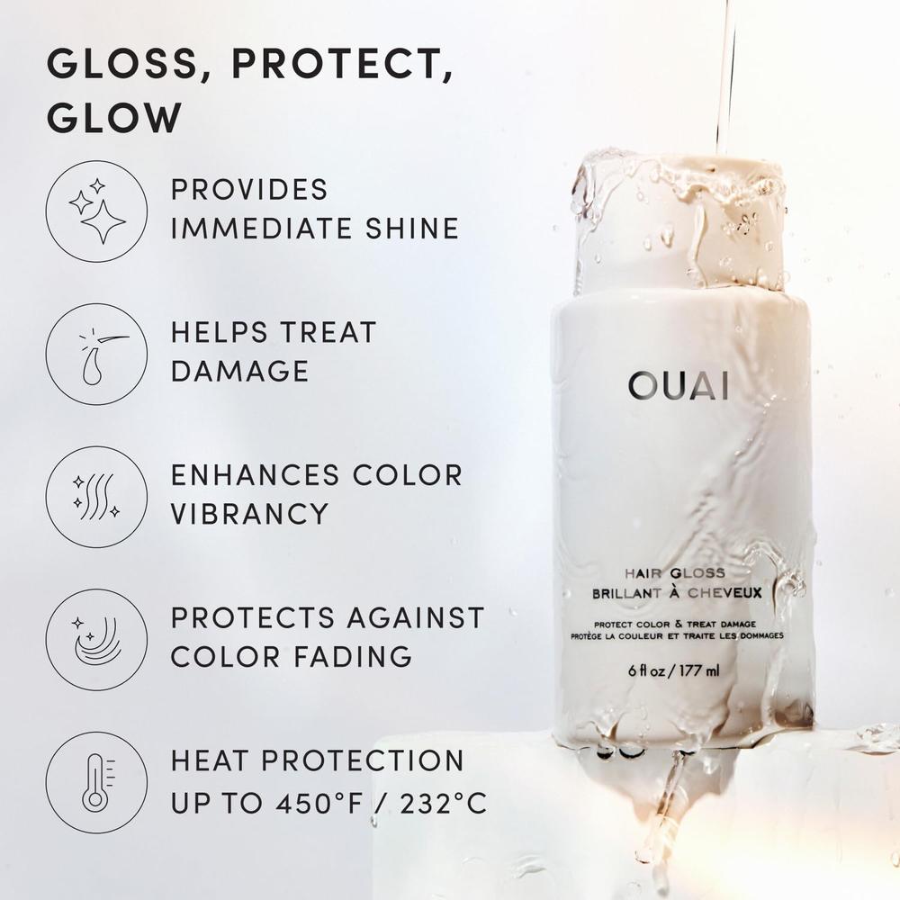 TRATAMIENTO CAPILAR OUAI HAIR GLOSS 6 OZ / 177 ML - 2