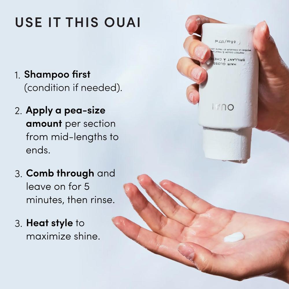 TRATAMIENTO CAPILAR OUAI HAIR GLOSS 6 OZ / 177 ML - 3