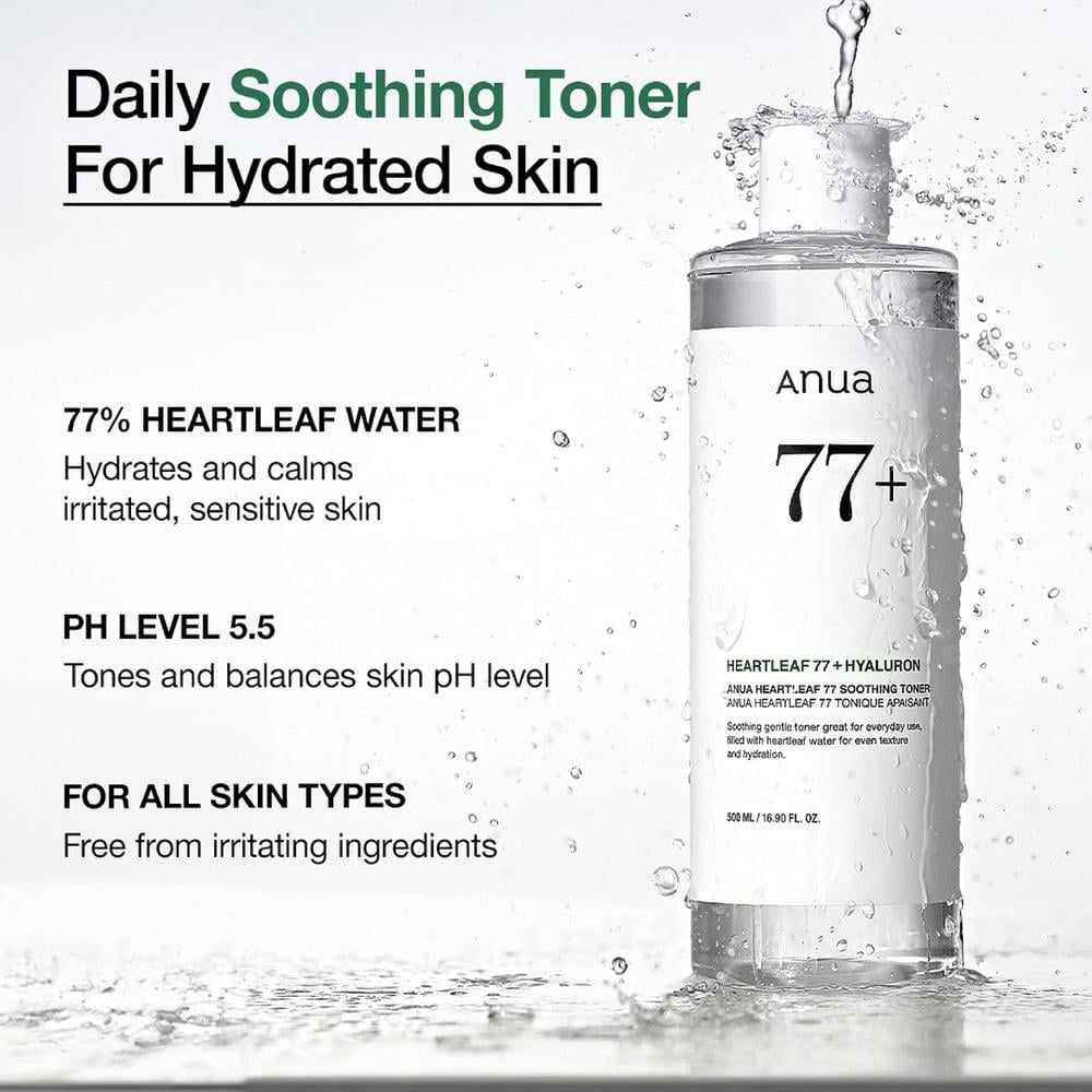 TÓNICO FACIAL ANUA HEARTLEAF 77 8.45 FL OZ - 2