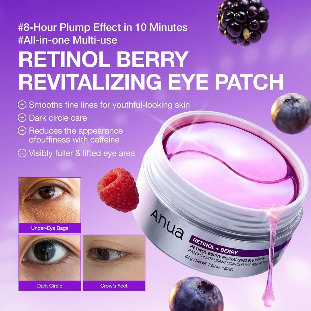 PARCHES PARA OJOS ANUA RETINOL BERRY 60 PZS - 2