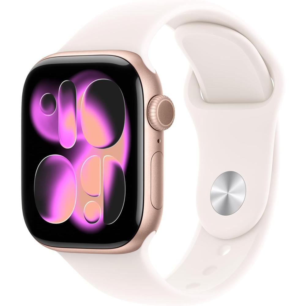 APPLE WATCH SERIES 11 (GPS 42MM) | ROSE GOLD ALUMINIO + SPORT BAND LIGHT BLUSH S-M - 1