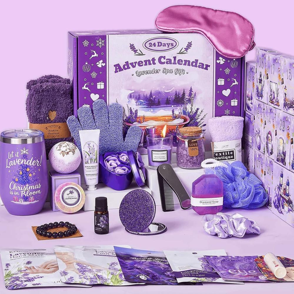 CALENDARIO DE ADVIENTO 2026 24 DÍAS PARA MUJER LAVANDA - 1
