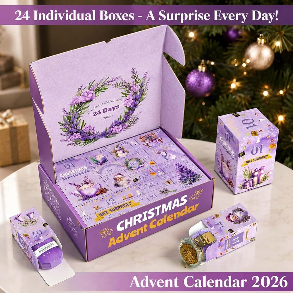CALENDARIO DE ADVIENTO 2026 24 DÍAS PARA MUJER LAVANDA - 4