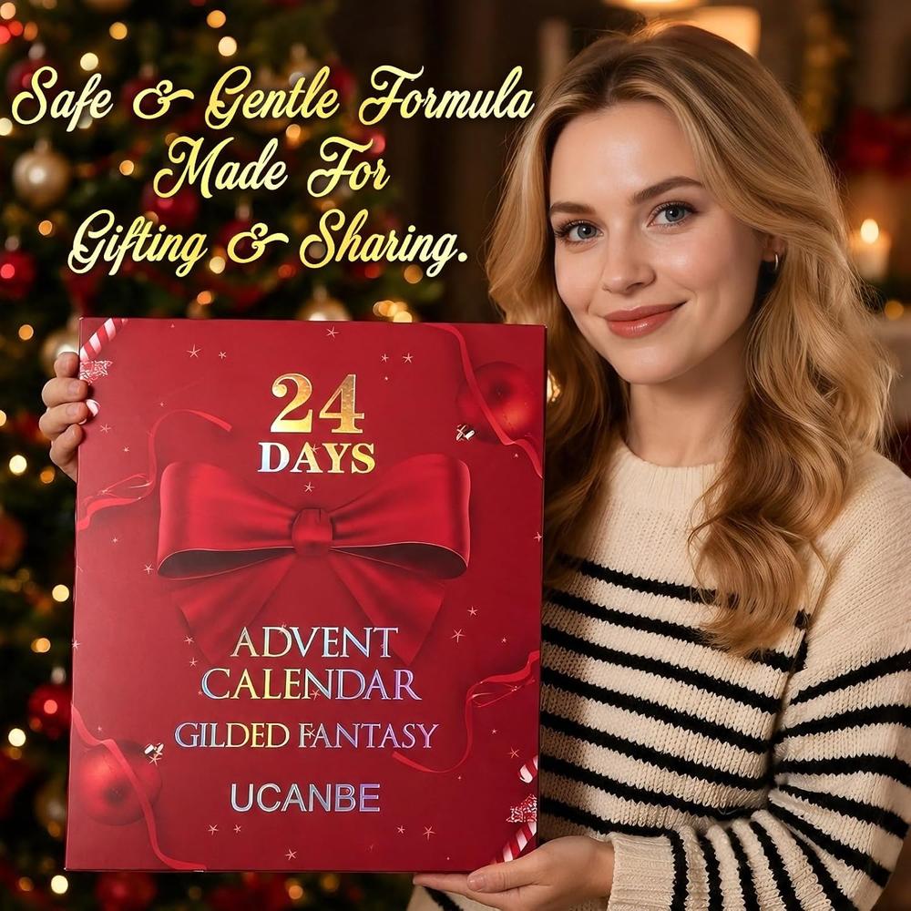 CALENDARIO DE ADVIENTO UCANBE 2026 24 DÍAS MAQUILLAJE ROJO - 5