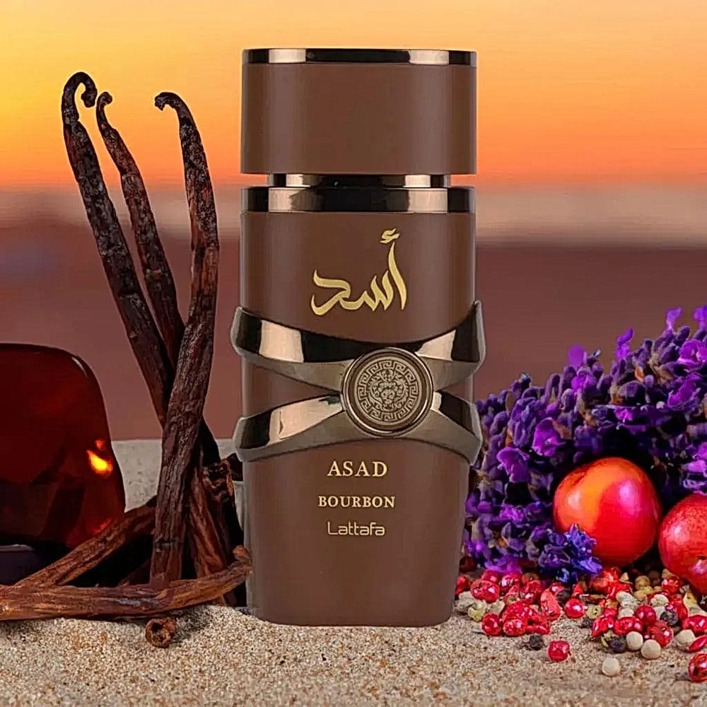SET PERFUME ASAD ELIXIR Y ASAD BOURBON LATTAFA EDP 2 PZS - 5