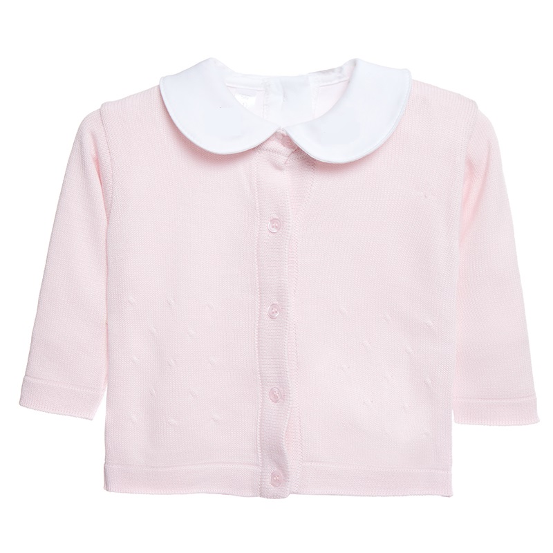CONJUNTO ALGODÓN BEBÉ NIÑA LIMA FASHION KIDS ROSADO FIESTA AJUAR OVEROL HILO 4 PIEZAS - 4