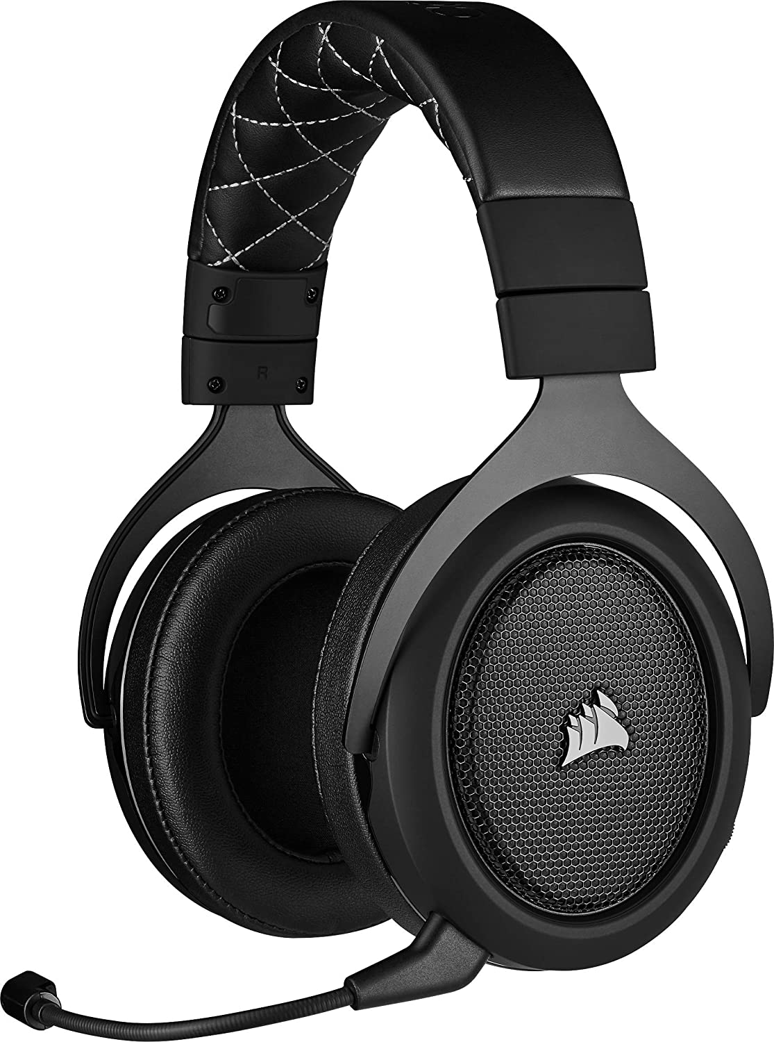 AUDIFONOS GAMER CORSAIR HS70 PRO SURROUND WIRELESS – CARBON - 1