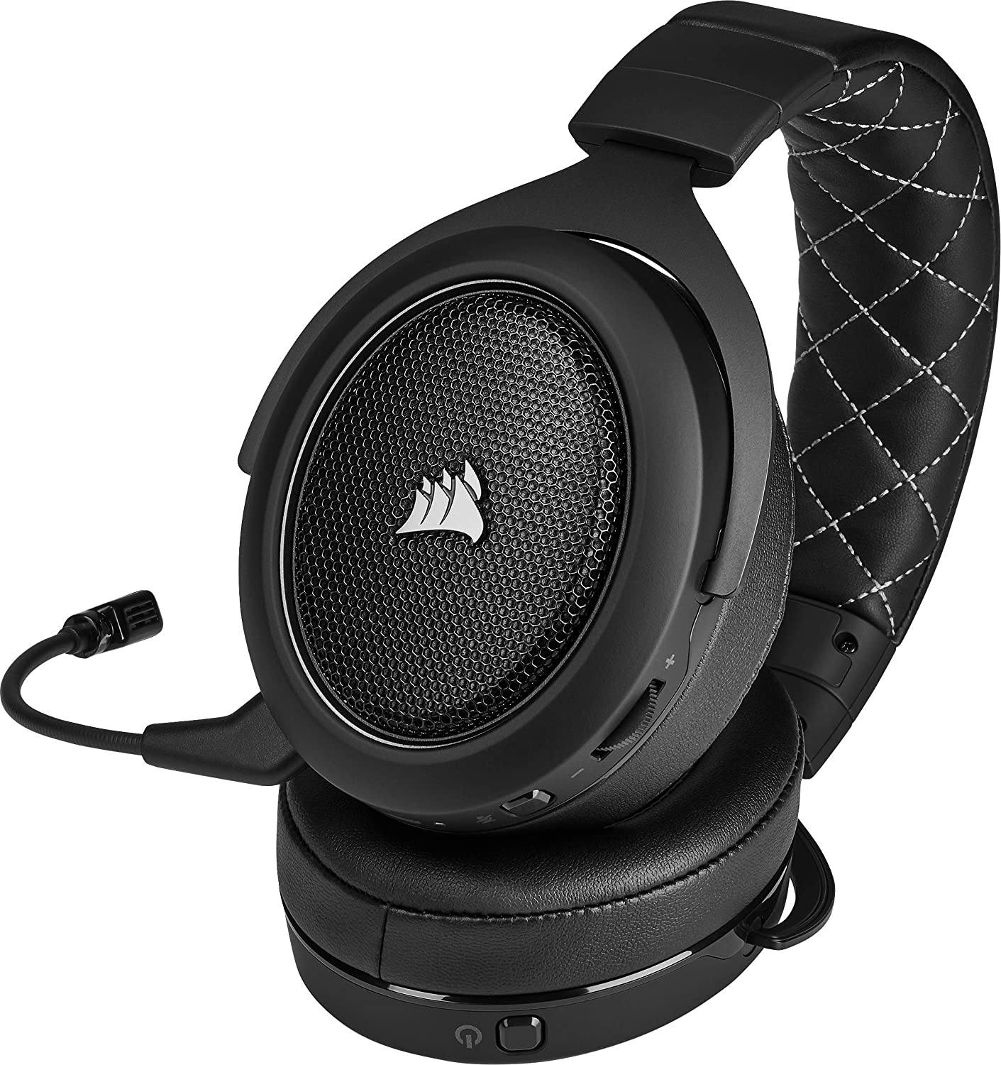 AUDIFONOS GAMER CORSAIR HS70 PRO SURROUND WIRELESS – CARBON - 3