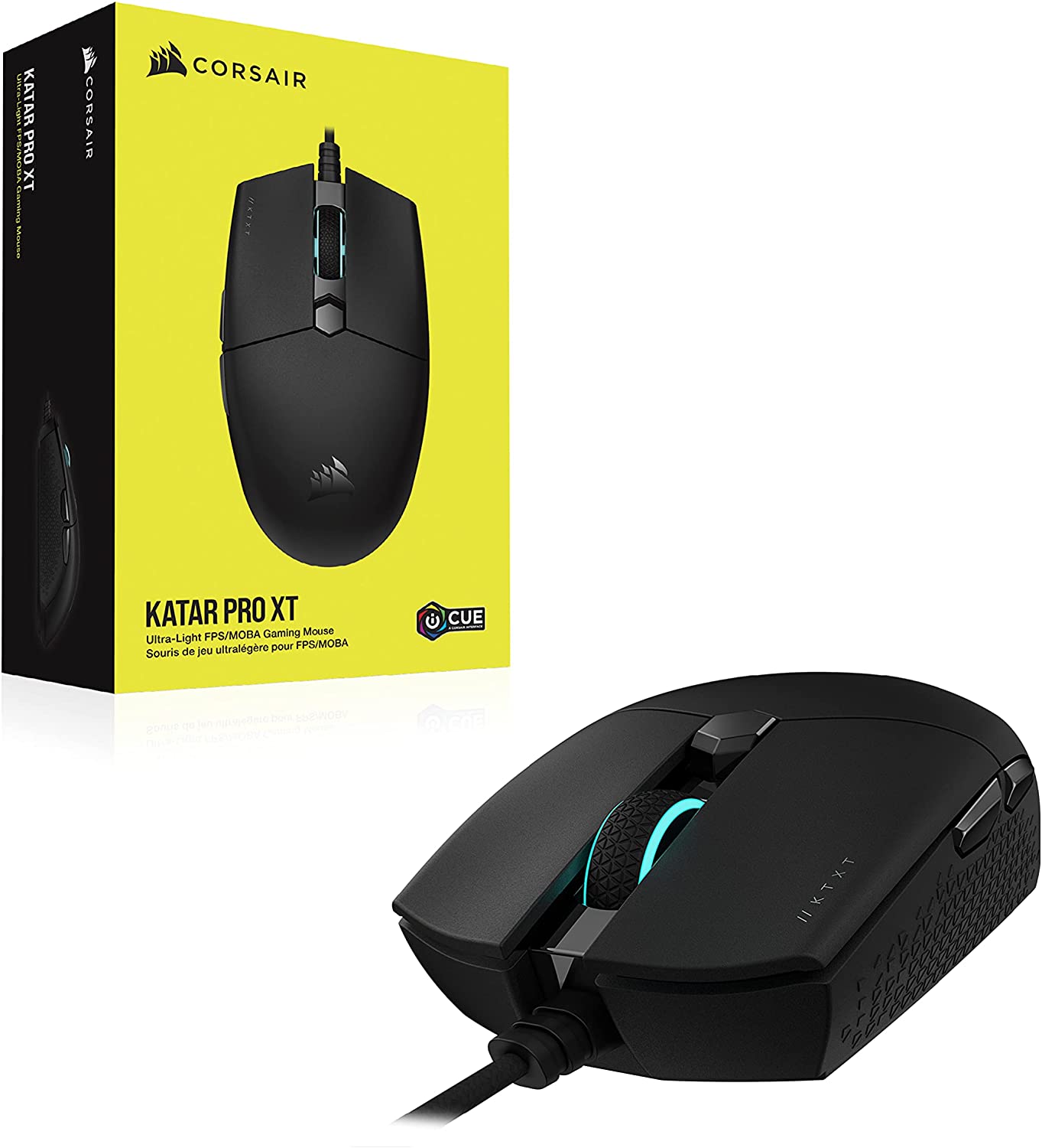 Mosuepay Ripley - MOUSE GAMER CORSAIR KATAR PRO XT CABLEADO USB - NEGRO