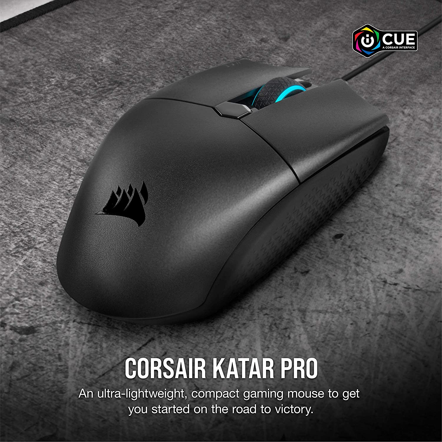 MOUSE GAMER CORSAIR KATAR PRO CABLEADO USB - NEGRO - 3
