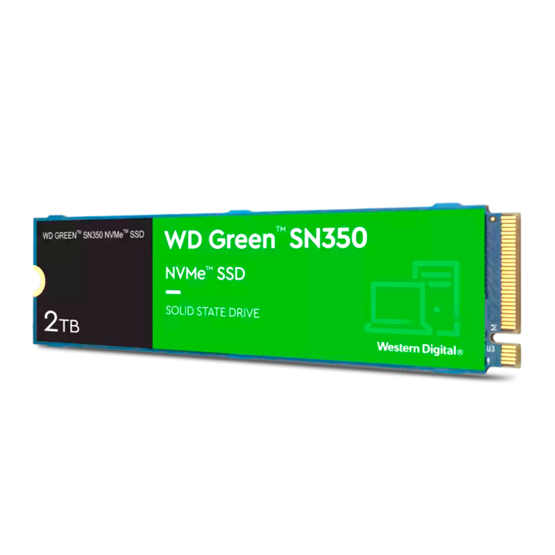 DISCO SSD WD GREEN 2TB SN350 NVME M2 2280 PCIE GEN3 - 2