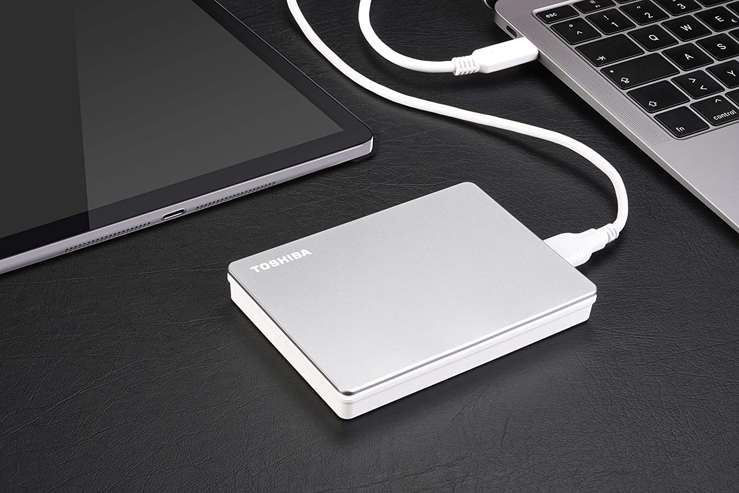 DISCO DURO EXTERNO TOSHIBA CANVIO FLEX 2 TB SILVER HDTX120XSCAA - 5