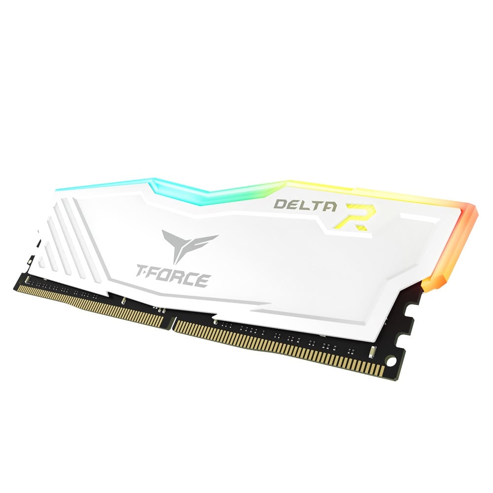 MEMORIA RAM TEAMGROUP T-FORCE DELTA RGB 16GB DDR4 3600MHZ CL18 BLANCO - 3