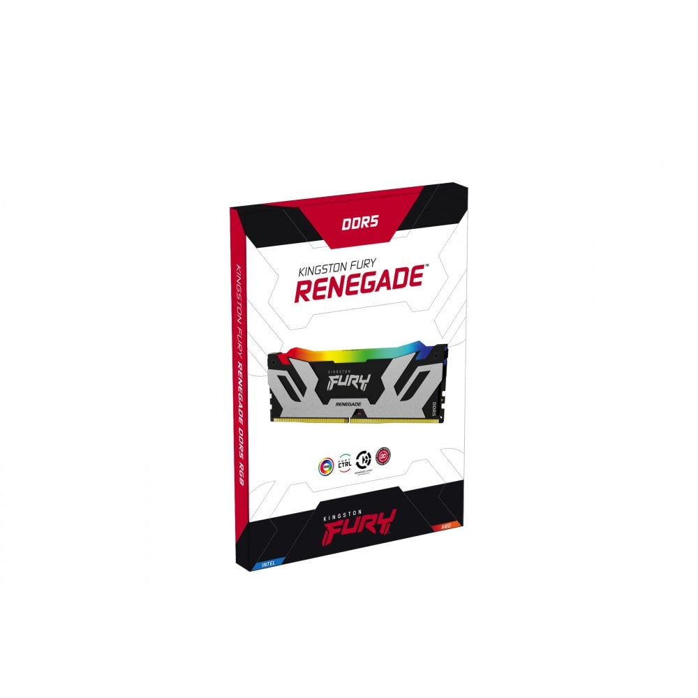 MEMORIA RAM KINGSTON FURY RENEGADE RGB 32GB DDR5 6400MHZ CL32 PLATA - 3