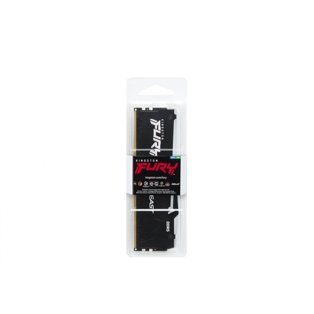 MEMORIA RAM KINGSTON FURY BEAST 16GB RGB DDR5 6400MHZ CL32 DIMM - 5