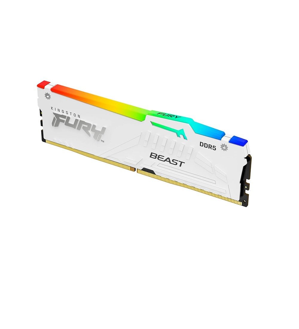 MEMORIA RAM KINGSTON FURY BEAST 16GB RGB DDR5 6000MHZ CL36 PC5-4800 DIMM - 2