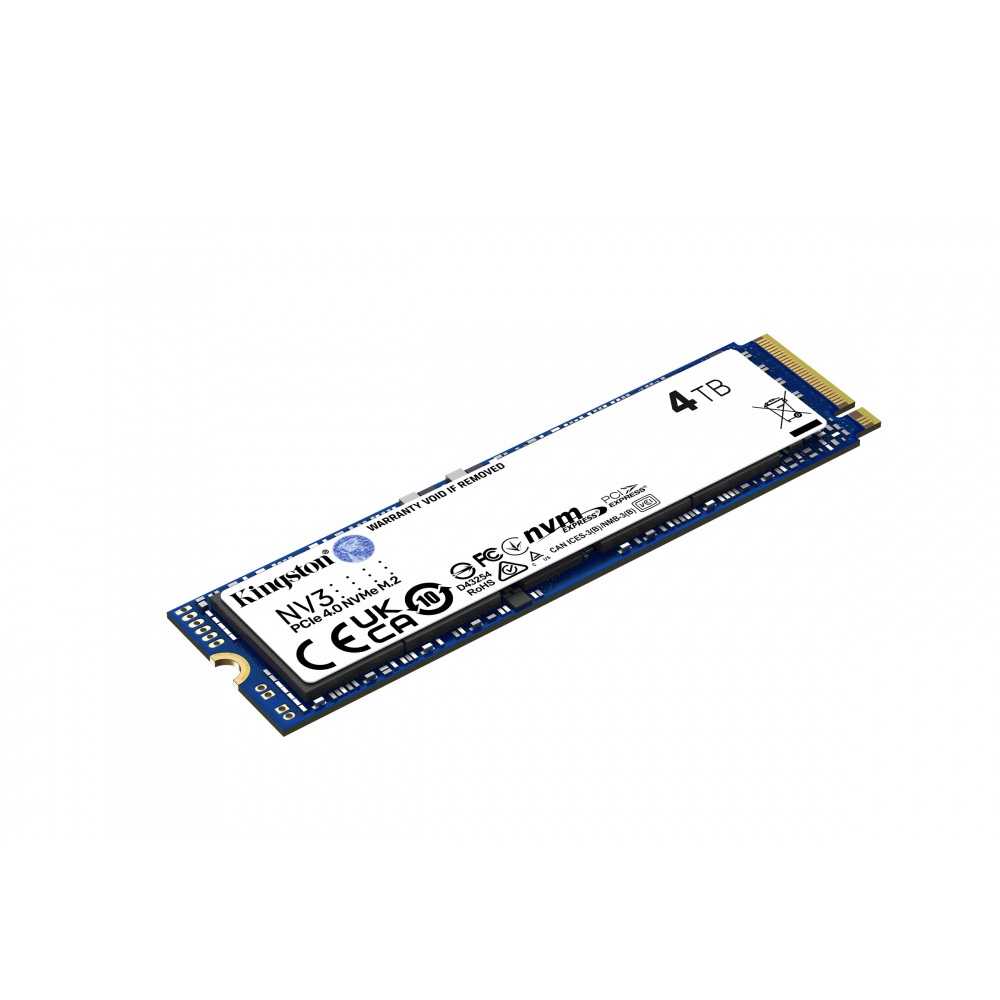 DISCO SOLIDO SSD KINGSTON NV3 4TB M2 2280 PCIE NVME 4.0 SNV3S/4000G - 1