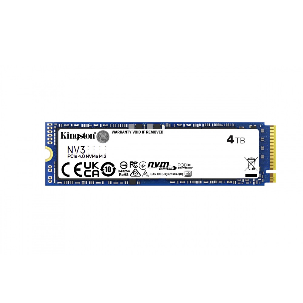 DISCO SOLIDO SSD KINGSTON NV3 4TB M2 2280 PCIE NVME 4.0 SNV3S/4000G - 3