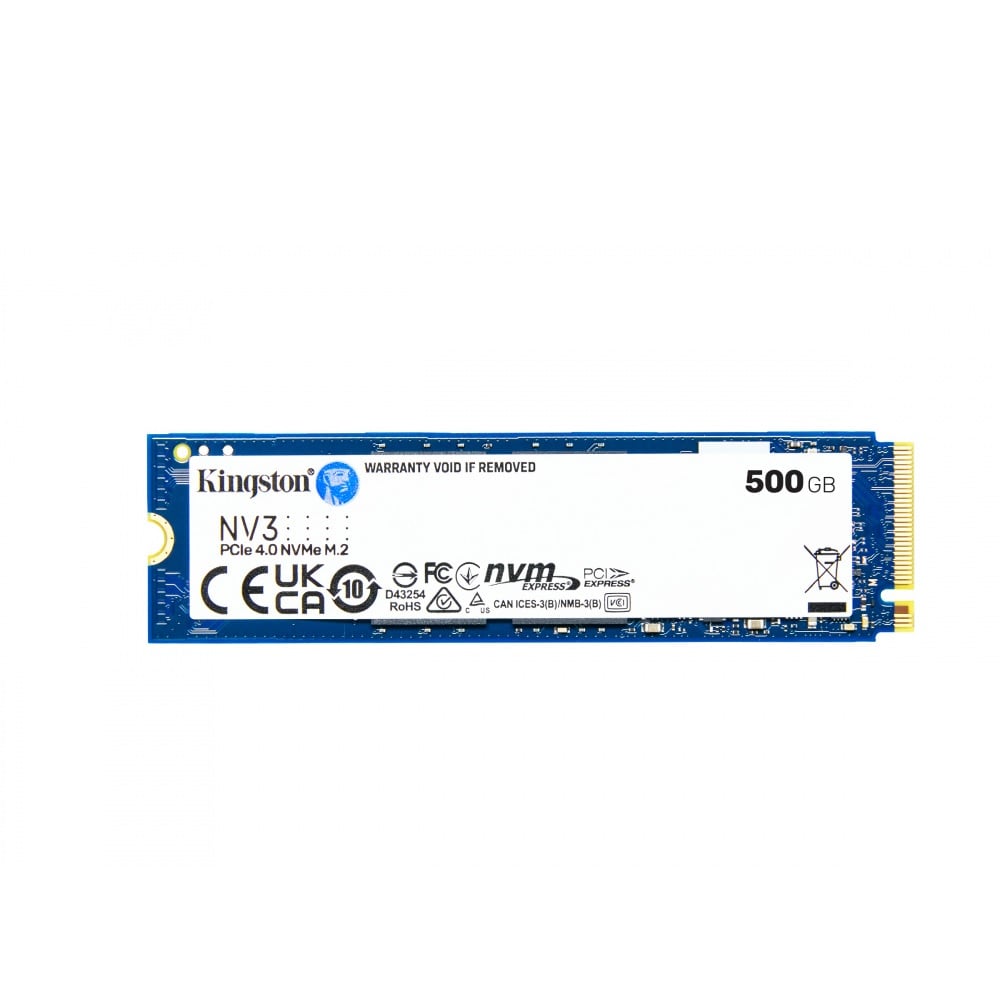 DISCO SSD KINGSTON NV3 500GB M2 2280 NVME PCIE 4.0X4 SNV3S/500G - 2