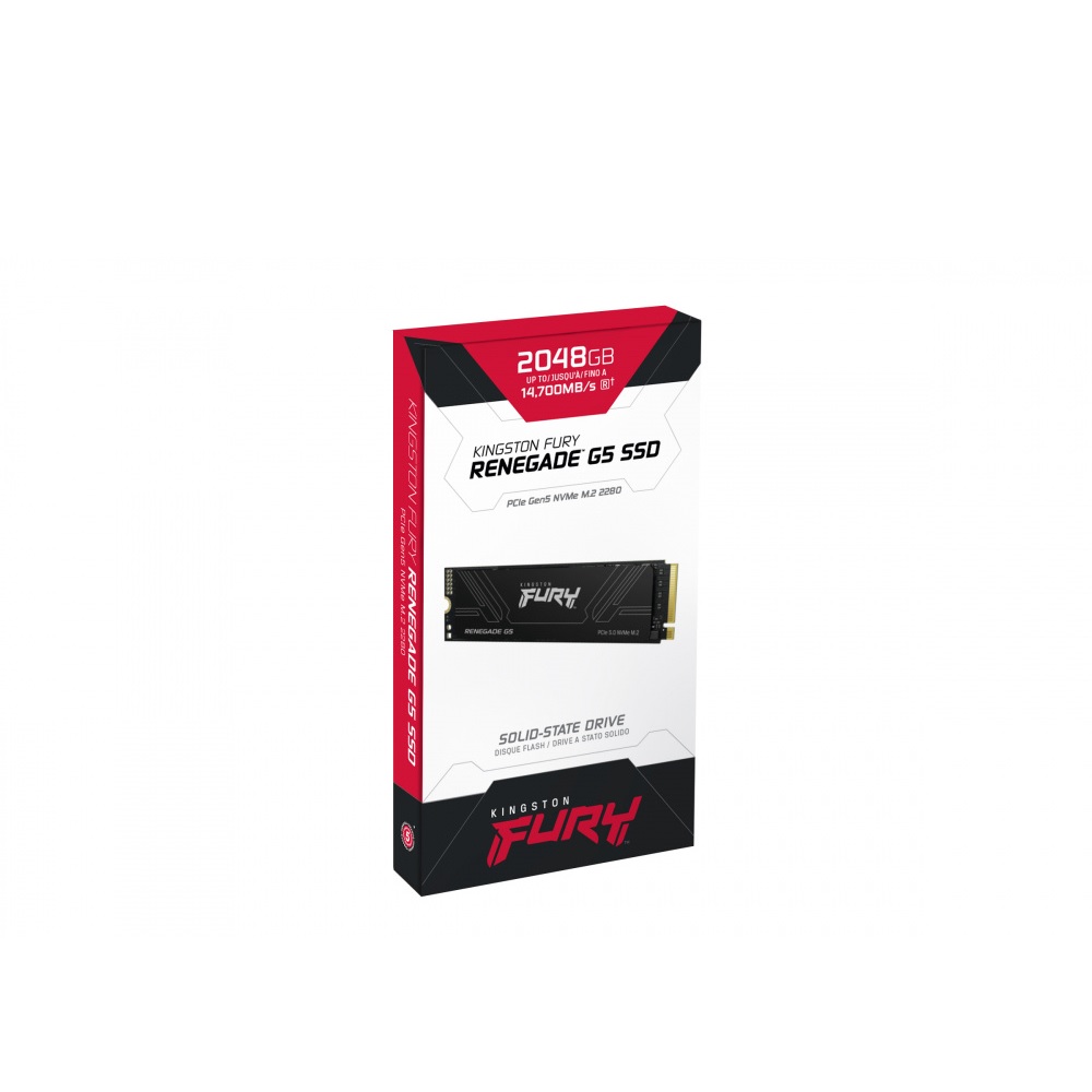 DISCO SSD KINGSTON FURY RENEGADE G5 2TB M2 2280 PCIE 5.0X4 SFYR2S/2T0 - 4