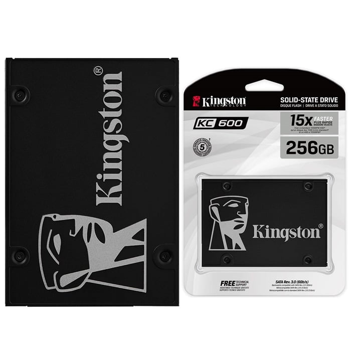DISCO SOLIDO SSD KINGSTON KC600 256GB SATA 2.5' SKC600/256G - 1