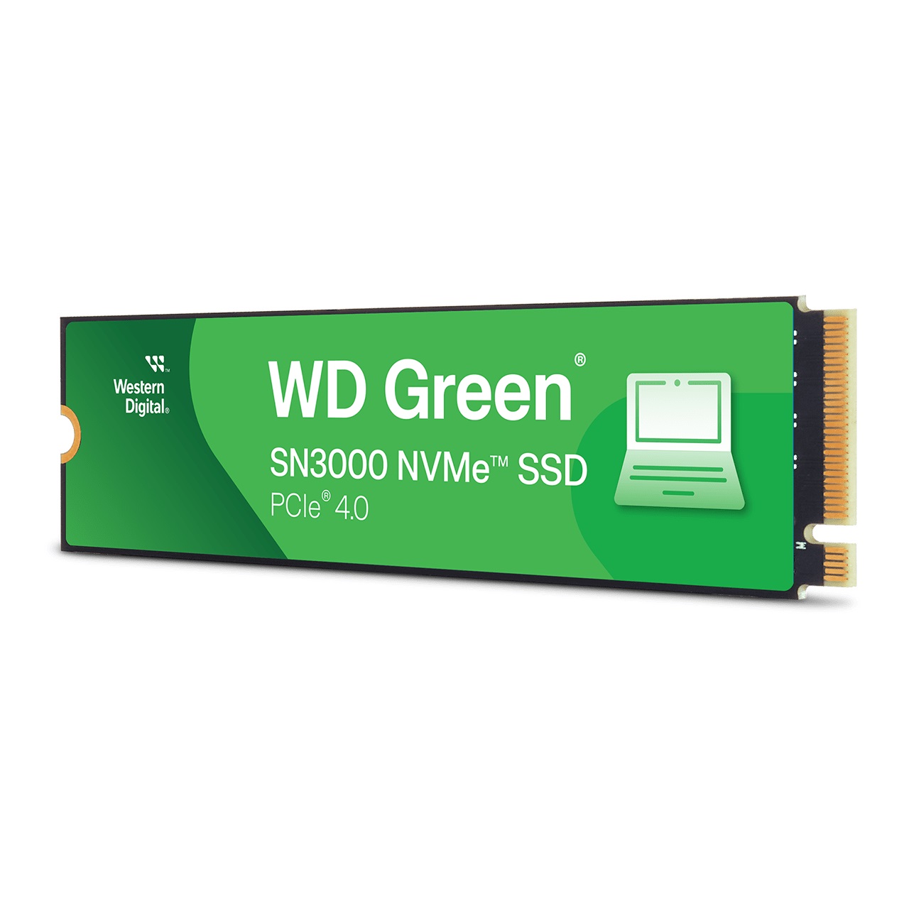 DISCO SSD WESTERN DIGITAL SN3000 500GB GREEN M2 2280 PCIE 4.0 NVME - 1