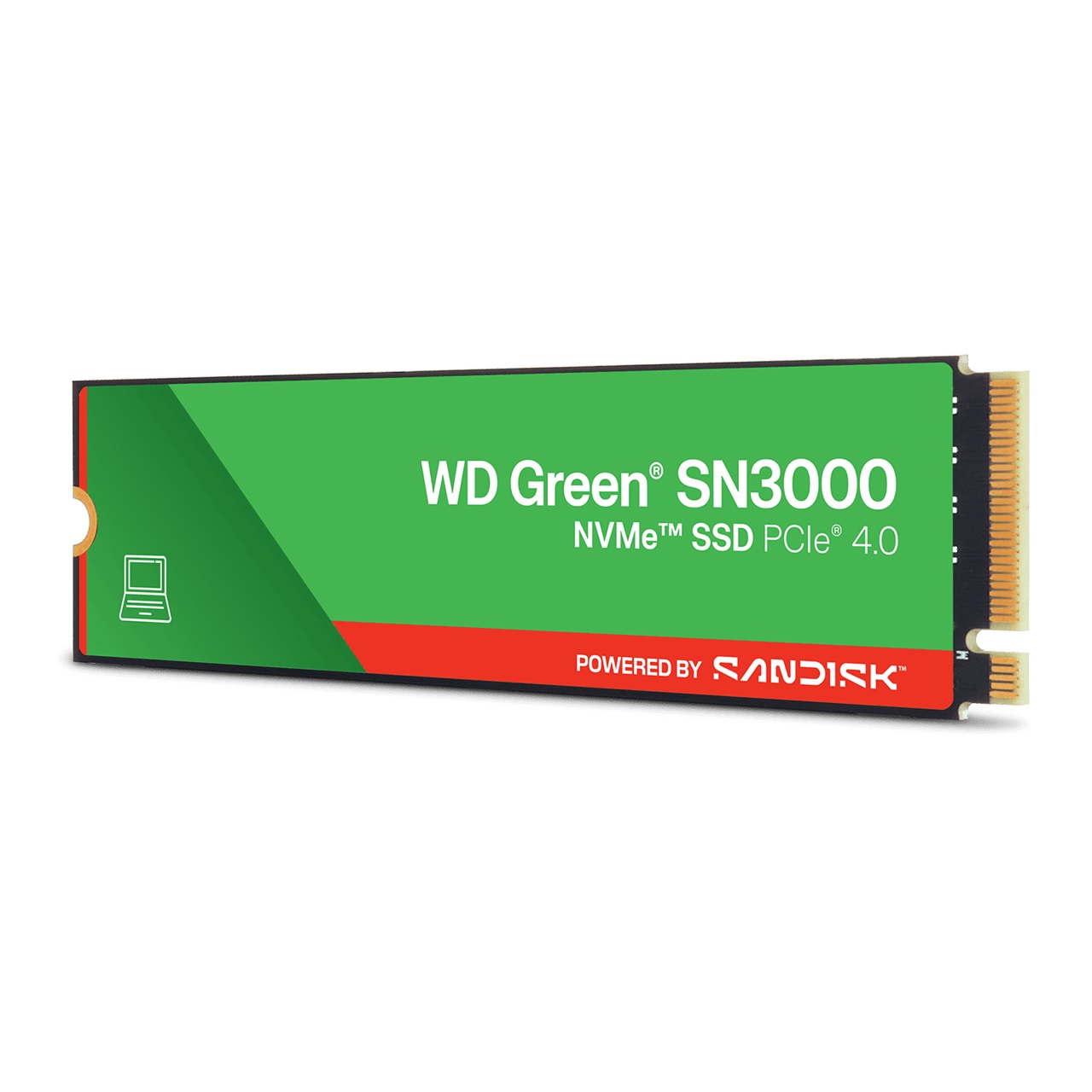 DISCO SSD WESTERN DIGITAL SN3000 500GB GREEN M2 2280 PCIE 4.0 NVME - 2