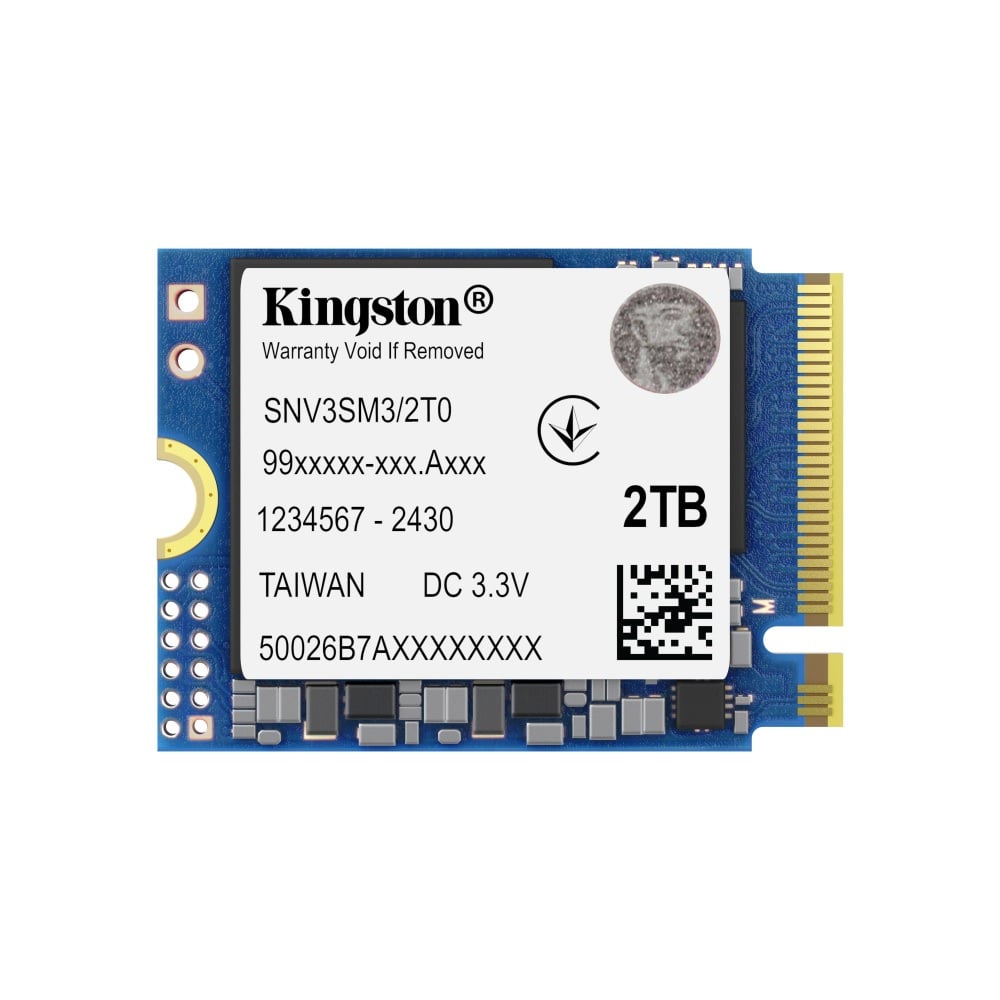 DISCO SOLIDO SSD KINGSTON NV3 2TB M2 2230 PCIE 4.0X4 PC-CONSOLAS VIDEOJUEGO SNV3SM3/2T0 - 1