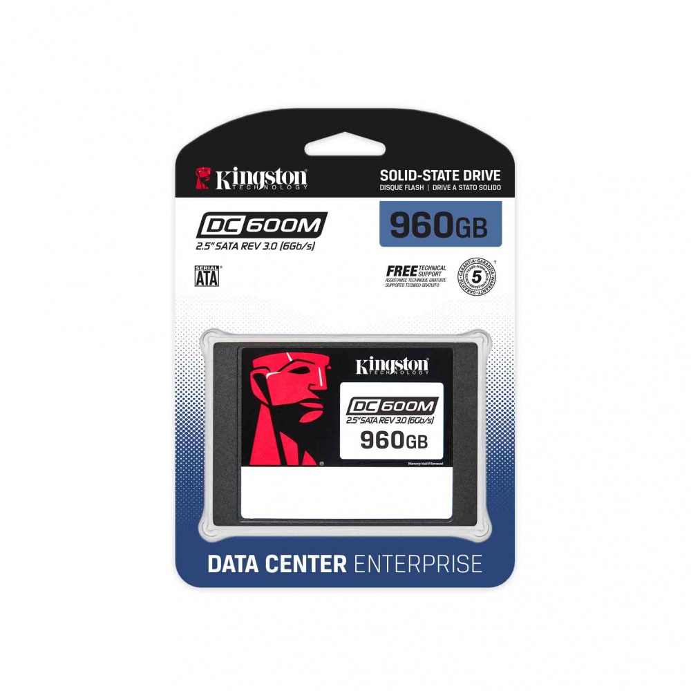 DISCO SSD KINGSTON DC600M 960GB SATA III 6GBS PARA SERVIDORES SEDC600M/960G - 2