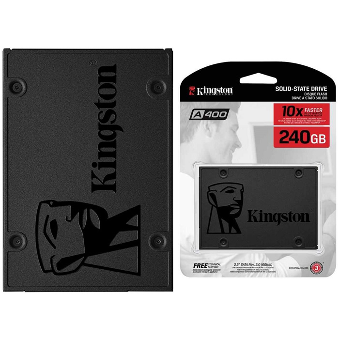 DISCO SOLIDO SSD KINGSTON A400 240GB SATA 2.5' SA400S37/240G - 2