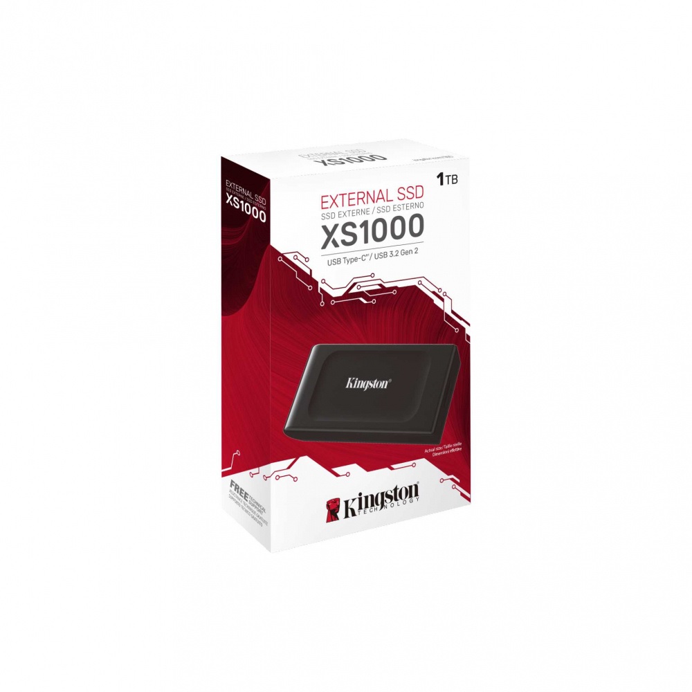 DISCO SOLIDO SSD KINGSTON XS1000 1TB NEGRO COMPACTO USB 3.2 SXS1000/1000G - 3