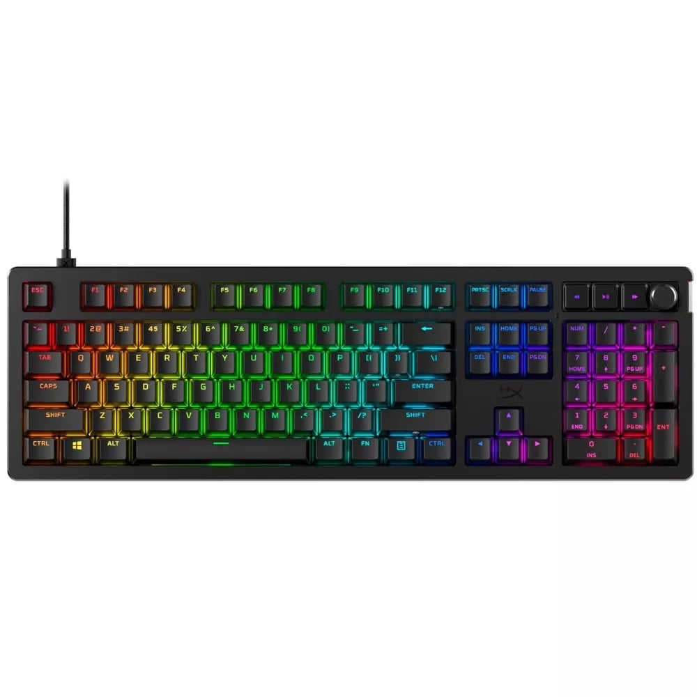 TECLADO GAMER HYPERX ALLOY RISE RGB MECANICO ESPAÑOL NEGRO 7G7A3AA#ABM - 1