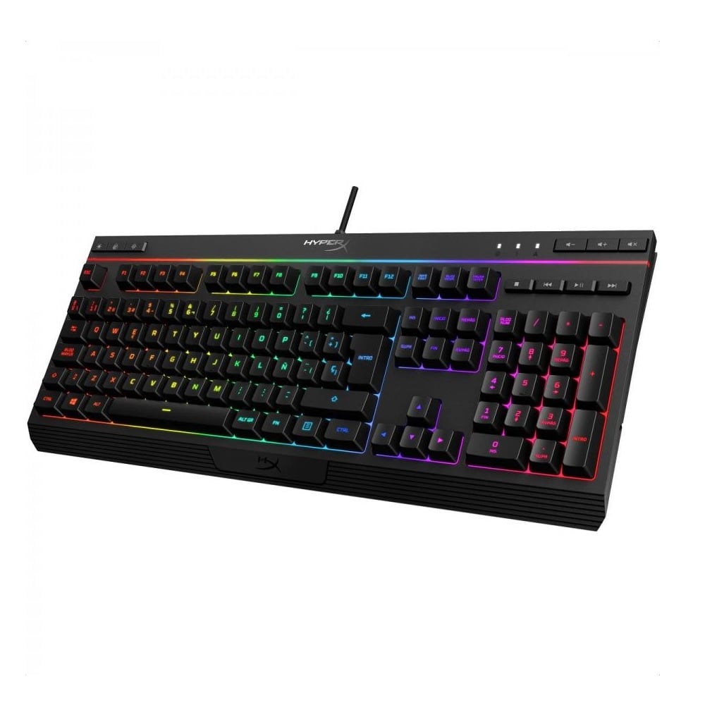 TECLADO GAMER HYPERX ALLOY CORE RGB ESPAÑOL MEMBRANA NEGRO ALAMBRICO 4P4F5AI#AC8 - 1