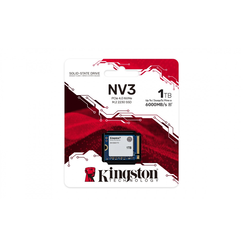 DISCO SOLIDO SSD KINGSTON NV3 1TB M2 2230 PC-CONSOLAS VIDEOJUEGO - 3