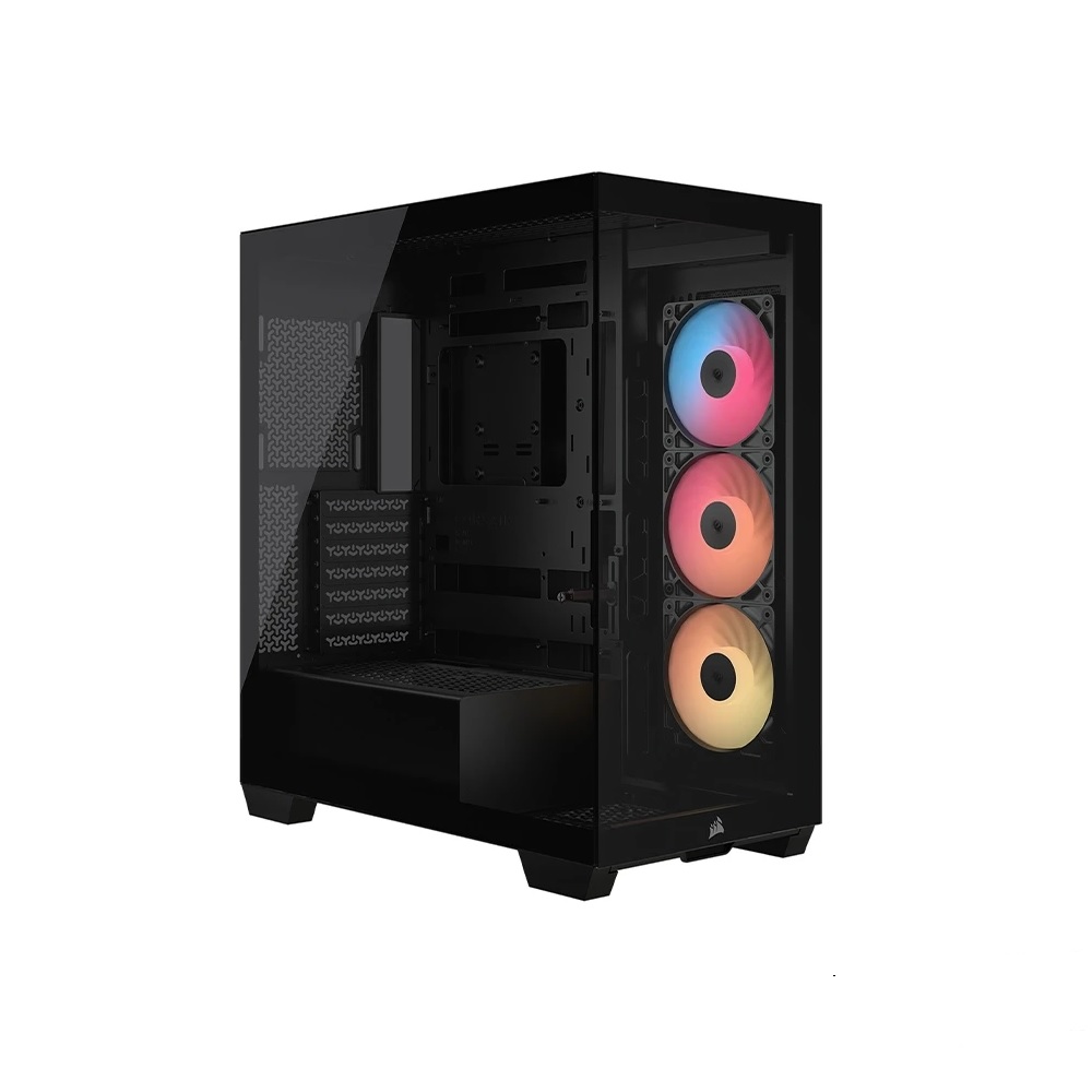 CASE GAMER CORSAIR 3500X RS-R ARGB NEGRO MID TOWER VIDRIO TEMPLADO SIN FUENTE - 1