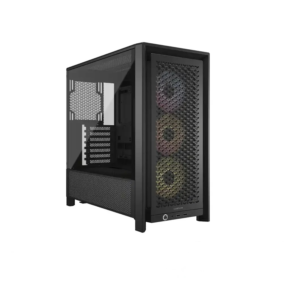 CASE GAMER CORSAIR FRAME 4000D RS ARGB NEGRO MIDTOWER VIDRIO TEMPLADO SIN FUENTE - 1