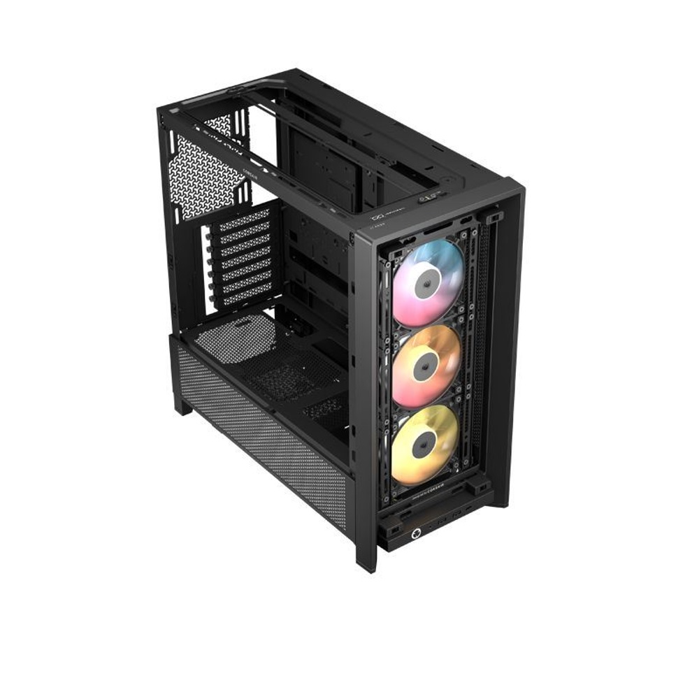 CASE GAMER CORSAIR FRAME 4000D RS ARGB NEGRO MIDTOWER VIDRIO TEMPLADO SIN FUENTE - 2