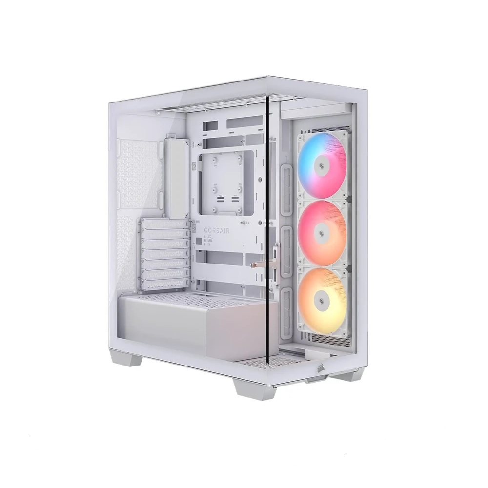 CASE GAMER CORSAIR 3500X RS-R ARGB BLANCO MID TOWER VIDRIO TEMPLADO SIN FUENTE - 1