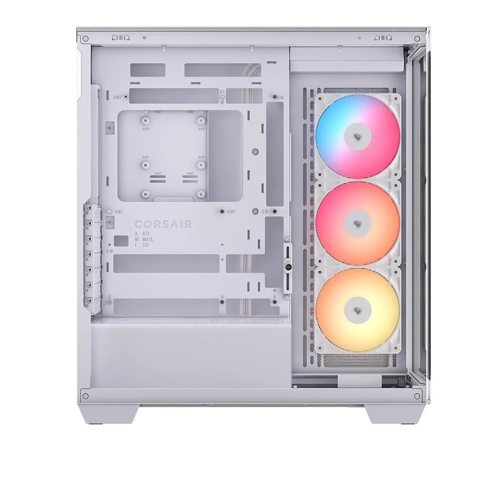 CASE GAMER CORSAIR 3500X RS-R ARGB BLANCO MID TOWER VIDRIO TEMPLADO SIN FUENTE - 2