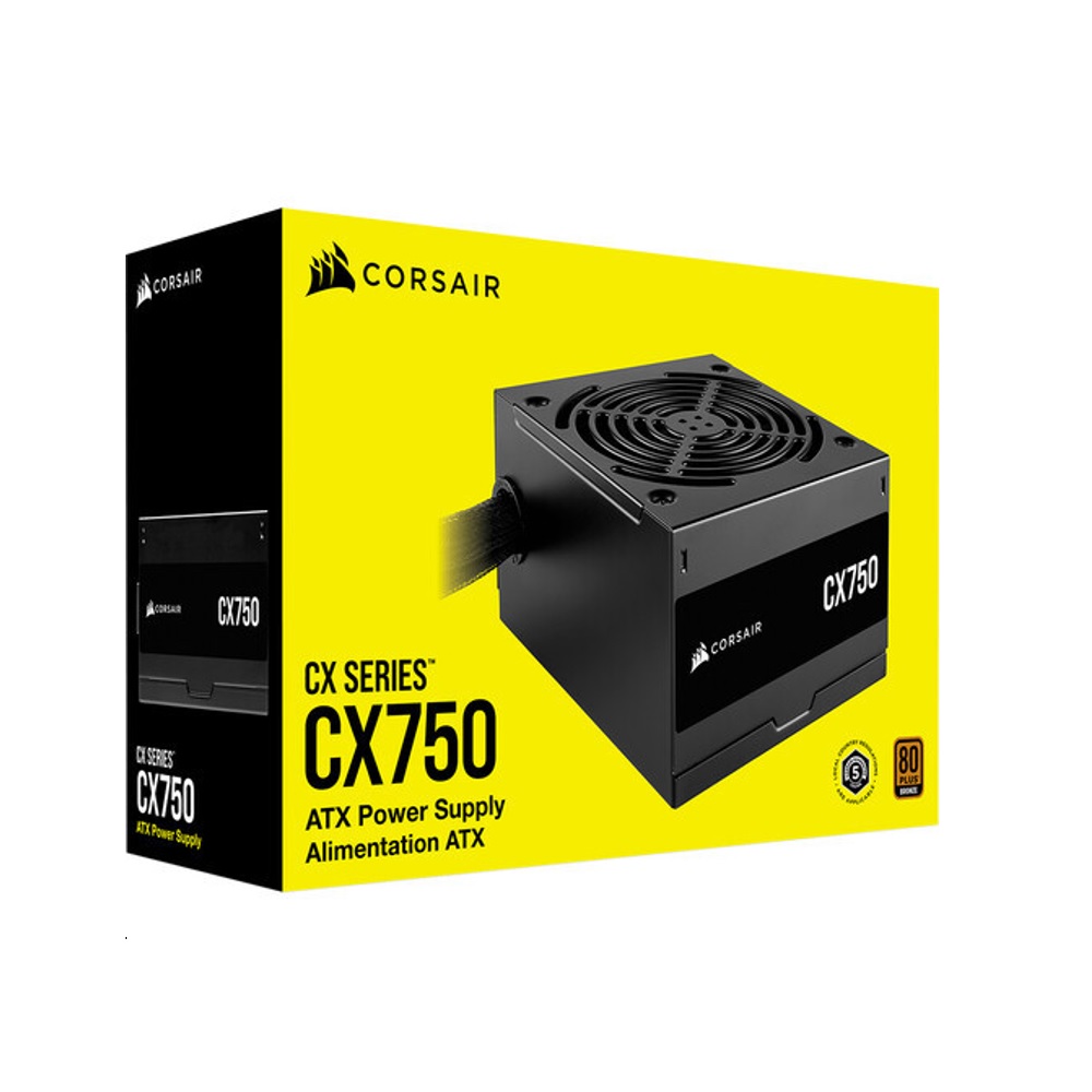 FUENTE DE PODER CORSAIR CX750 750W 80 PLUS BRONZE NEGRO ATX 24 PINES - 4