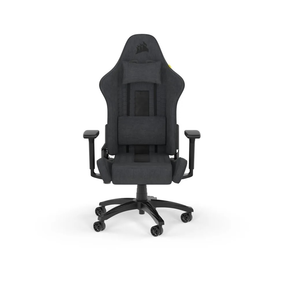 SILLA GAMER CORSAIR TC100 RELAXED POLIPIEL GRIS-NEGRO CF-9010052-WW - 2