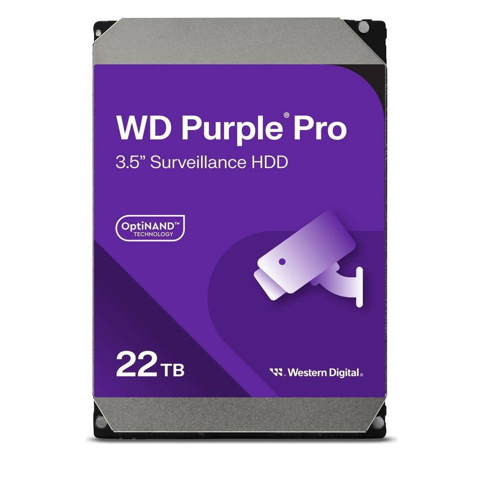 DISCO DURO WD PURPLE PRO 22TB VIDEOVIGILANCIA AI INTERNO 3.5 - 3